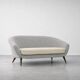 Vintage Mid-Century Modern Swedish Tellus Sofa by Folke Jansson, 1950s