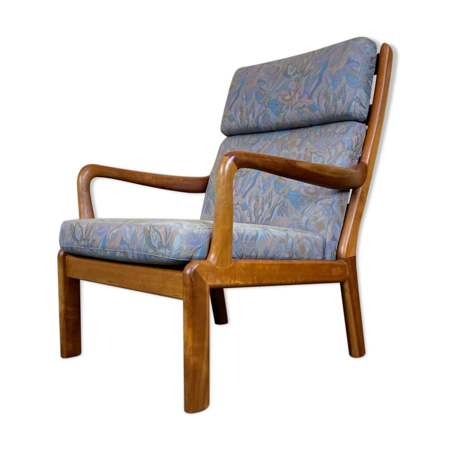 60s 70s Teak Easy Chair L. Olsen & Søn Danish Denmark Design 60s