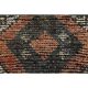 Vintage Turkish Oushak Handmade Wool Cotton Orange Runner Rug 107x290