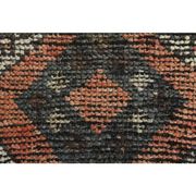 Vintage Turkish Oushak Handmade Wool Cotton Orange Runner Rug 107x290