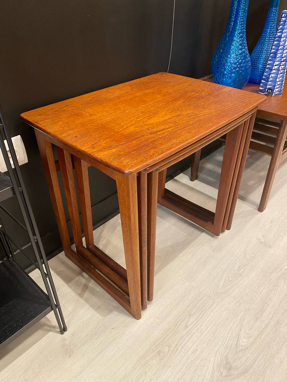 Table gigogne teck scandinave 1970