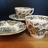 Set of 2 cups and saucers