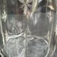 Cut crystal and silver metal cookie bucket – Art Deco