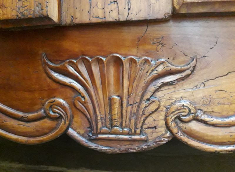 Cherry cabinet XIX° Louis XV