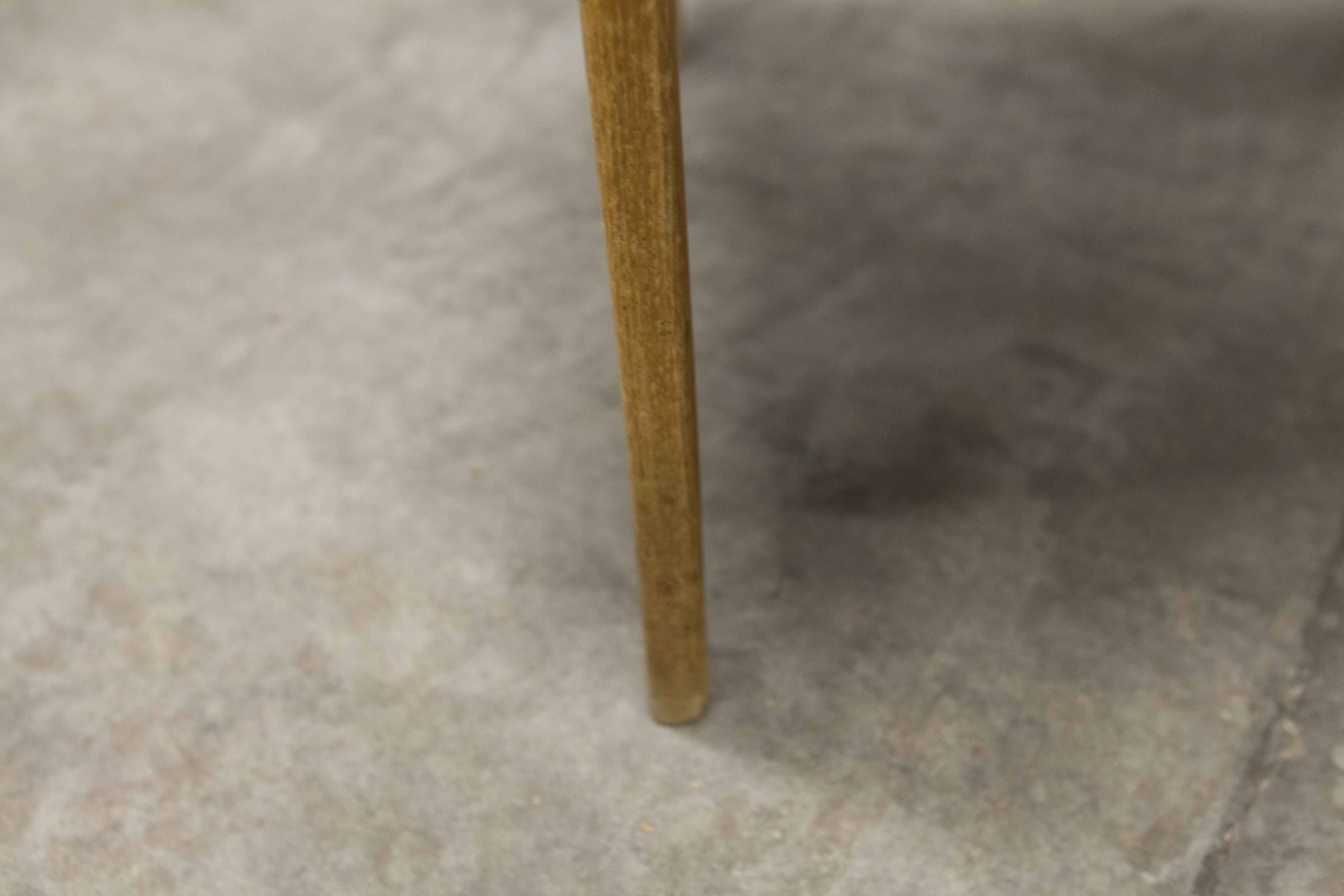 Bow wood armchair by Hugues Steiner 1960 red