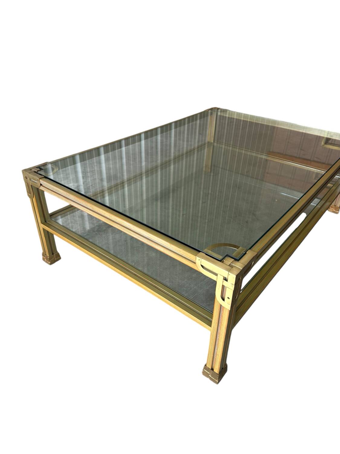 Large vintage coffee table maison valenti