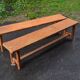 Ancienne paire de banc sapin banc de ferme