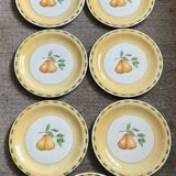 Set of 9 large Churchill-Staffordshire porcelain plates