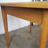 Square dining table, wood and formica, 1960s