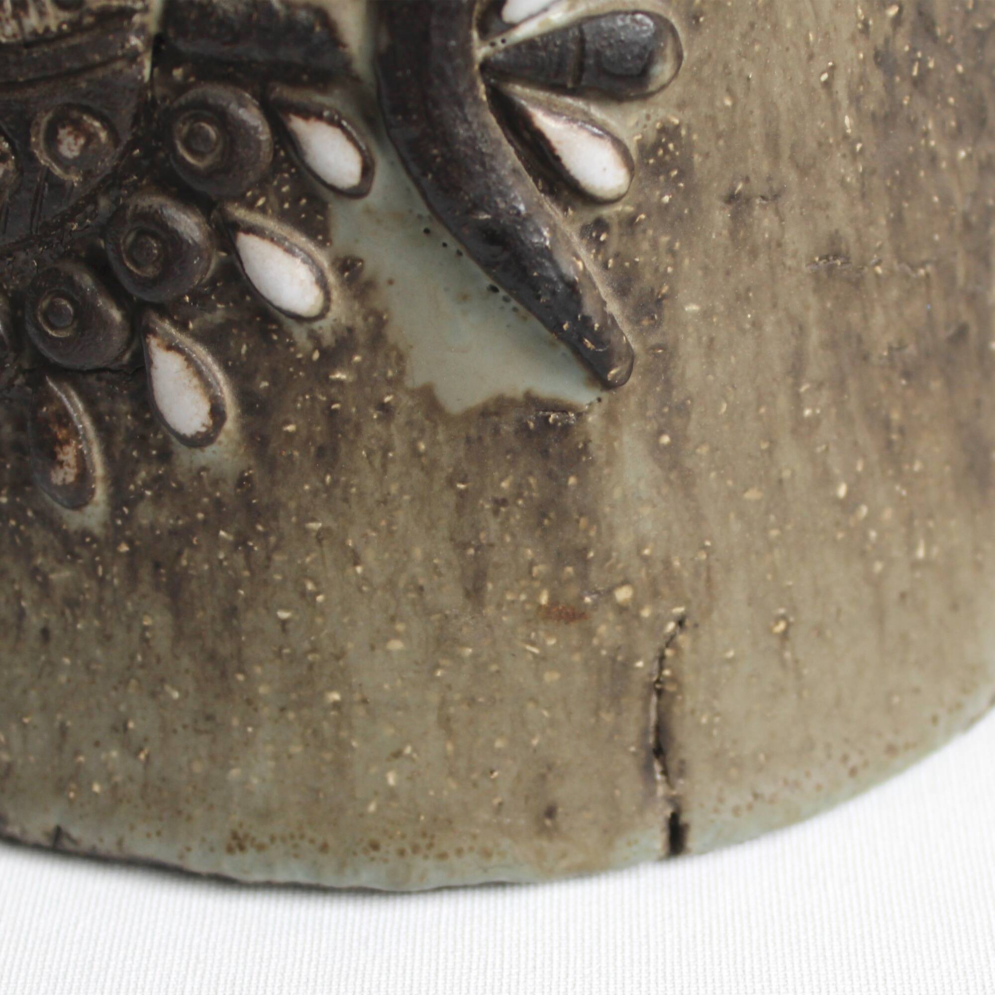 Vintage ceramic table lamp by Dour - M.-H. Battle - Belgium