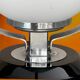 Lampe de table Space Age en opaline et chrome – Années 1970