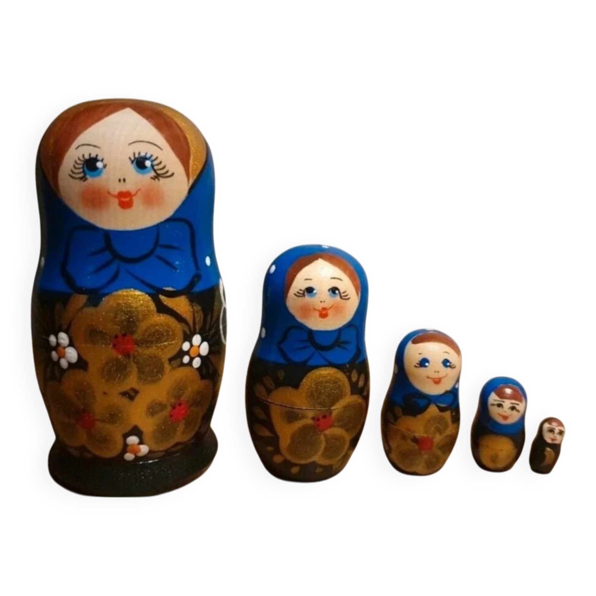 Russian matryoshka wooden doll
