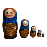 Russian matryoshka wooden doll