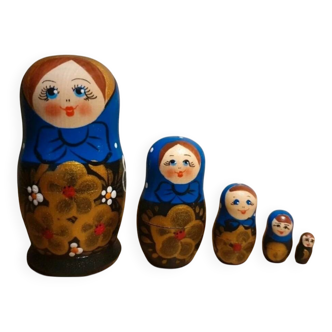 Russian matryoshka wooden doll