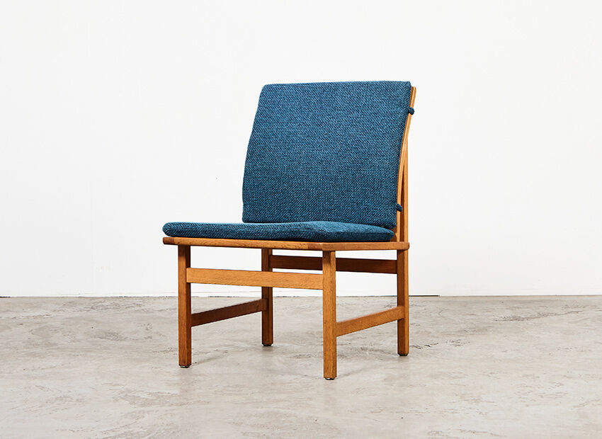 Set of 4 dining chairs model 3232 by Borge Mogensen for Fredericia Denmark 1958
