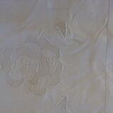 Old sheet with hand embroidery