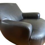 Paire de fauteuils Bug - Paola Navone pour Poliform - cuir - pivotant 360°