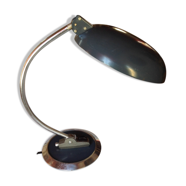 Lampe de bureau vintage, orientable, grise — Beyit