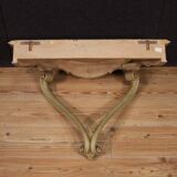 Lacquered and painted Italian console