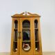 Etagère vitrine miniature bois et verre, vintage
