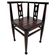 Corner armchair in the Jugendstil style attributed to Josef Hoffmann.