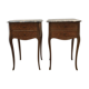 Louis XV-style bedside pair