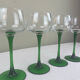 4 vintage glasses