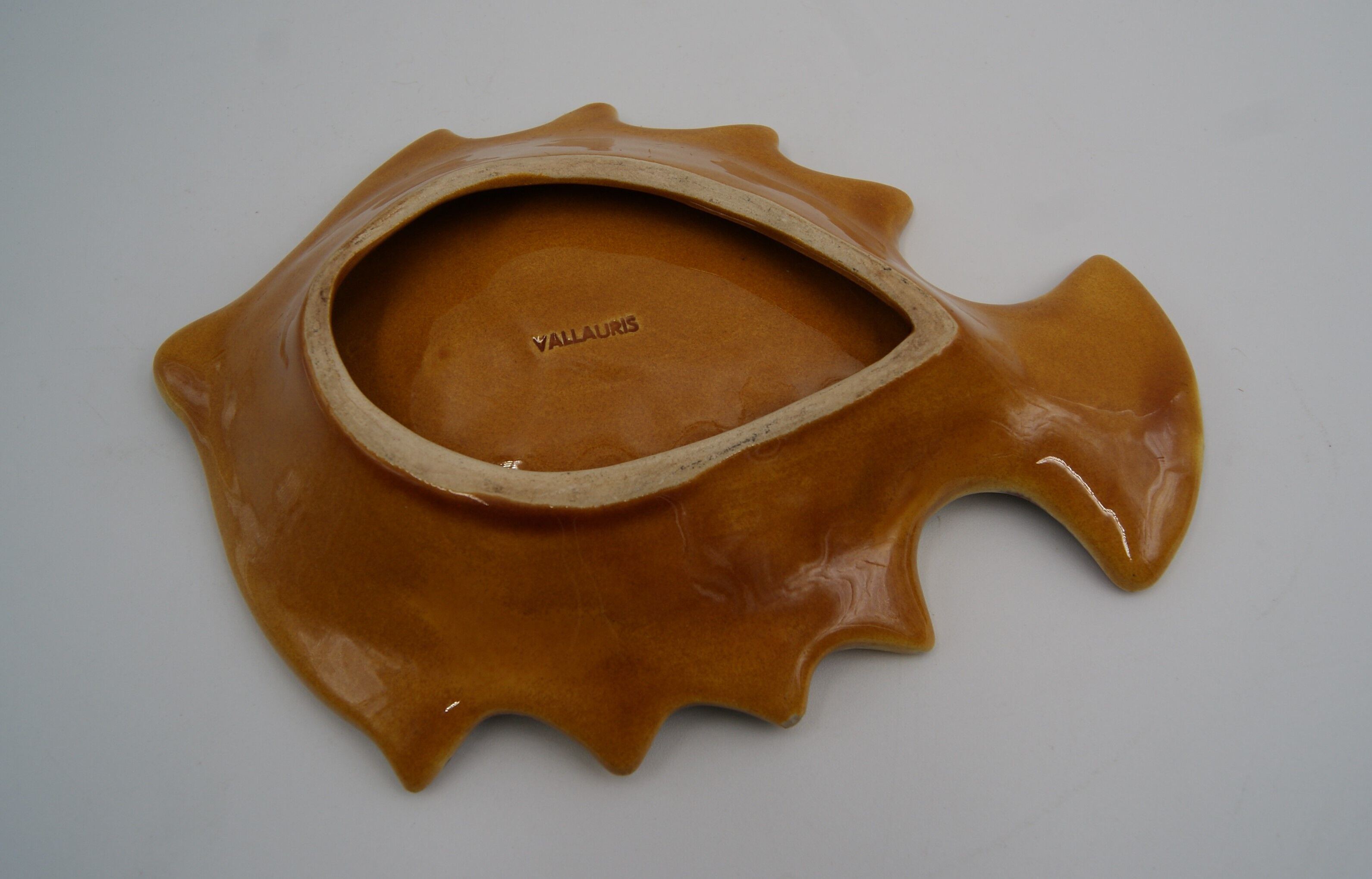 Ceramic dish Vallauris Vintage fish