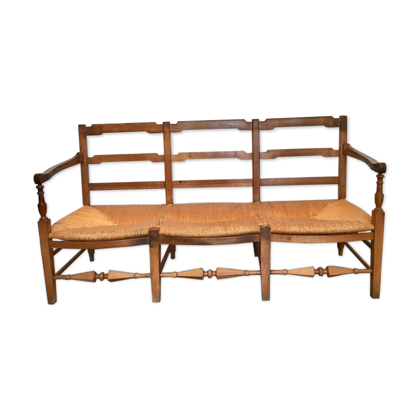 Provencal bench mulched 19th century