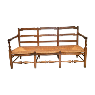 Provencal bench mulched 19th century