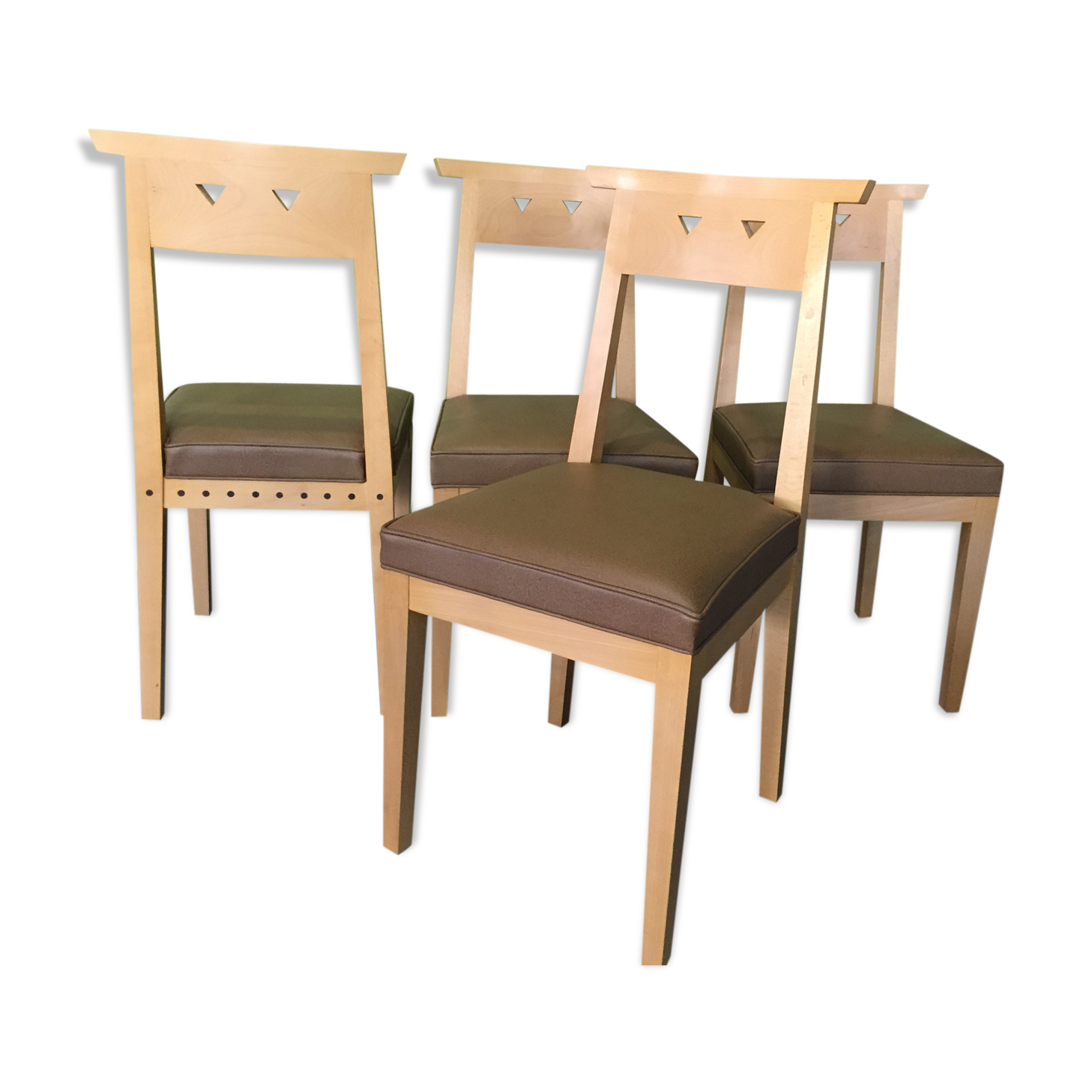 Set de 4 chaises African Queen de christian Duc