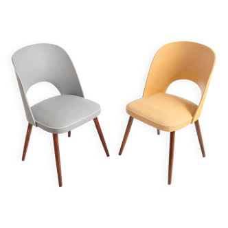 Pair of vintage 1950s cocktail chairs from Germany.
