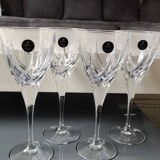 Set of 4 large red wine glasses/Royal Doulton Elegance. Made from high quality lead crystal. High 21 cm. New with box