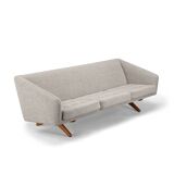 Danish midcentury modern ML-90 reupholstered sofa by Illum Wikkelsø for Michael Laursen, 1960s