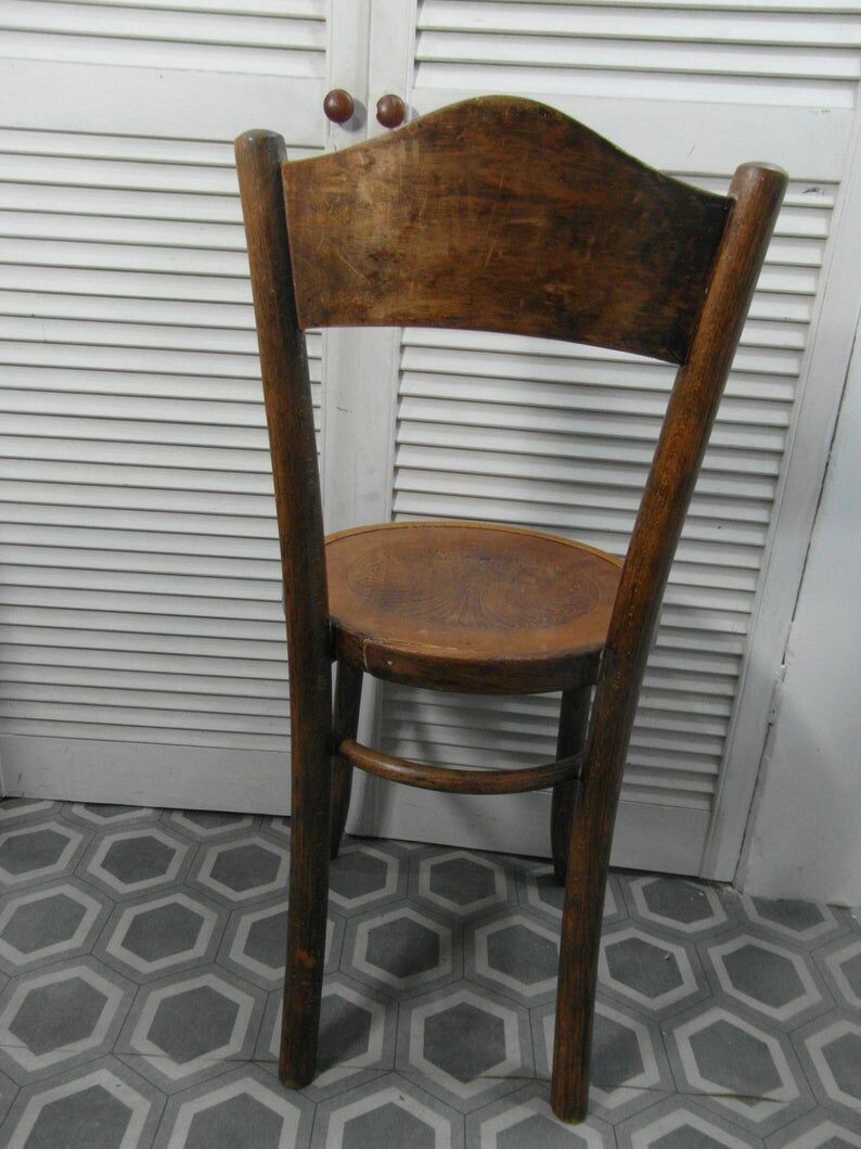 Chaise style Thonet en bois courbé art déco