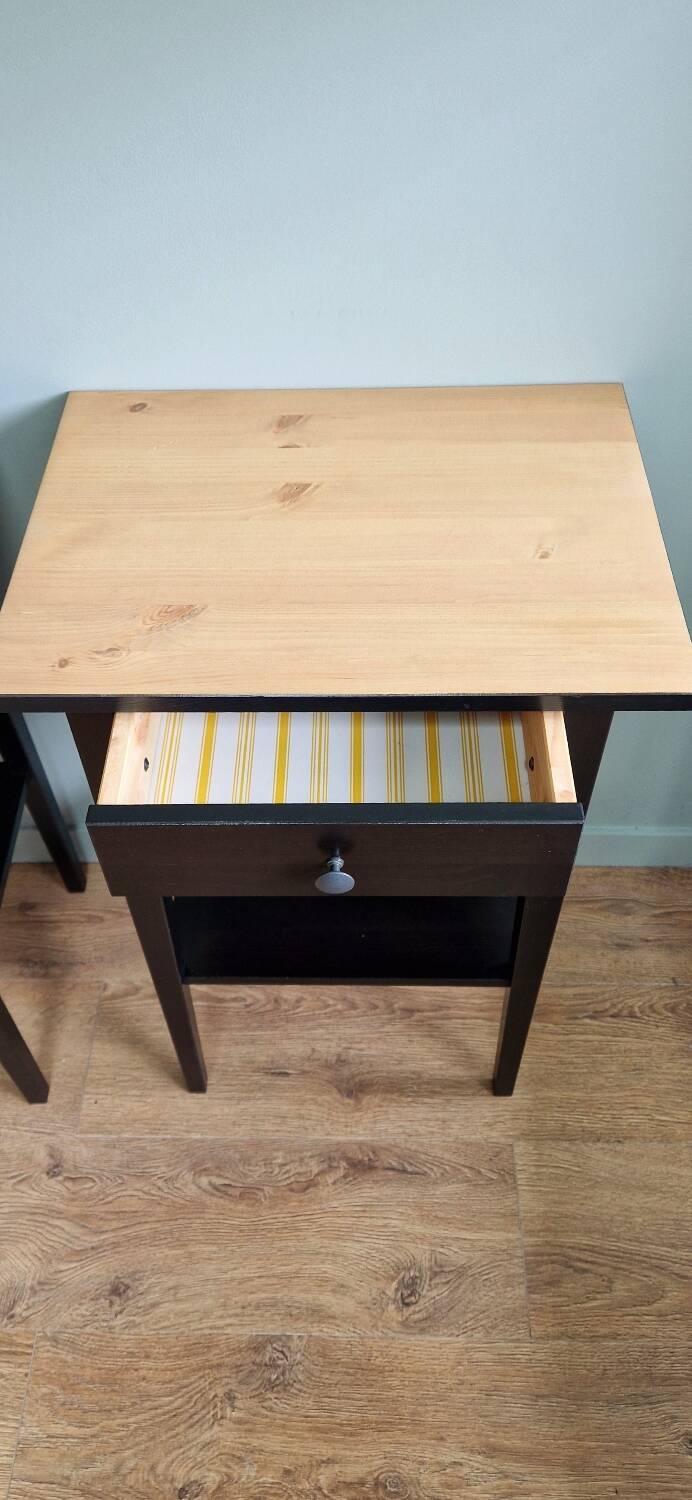 Hemmes solid pine bedside tables