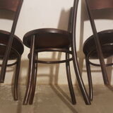 Set of 3 "fischel" bistro chairs