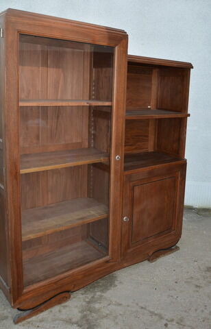 Asymmetric the 1940s oak cupboard