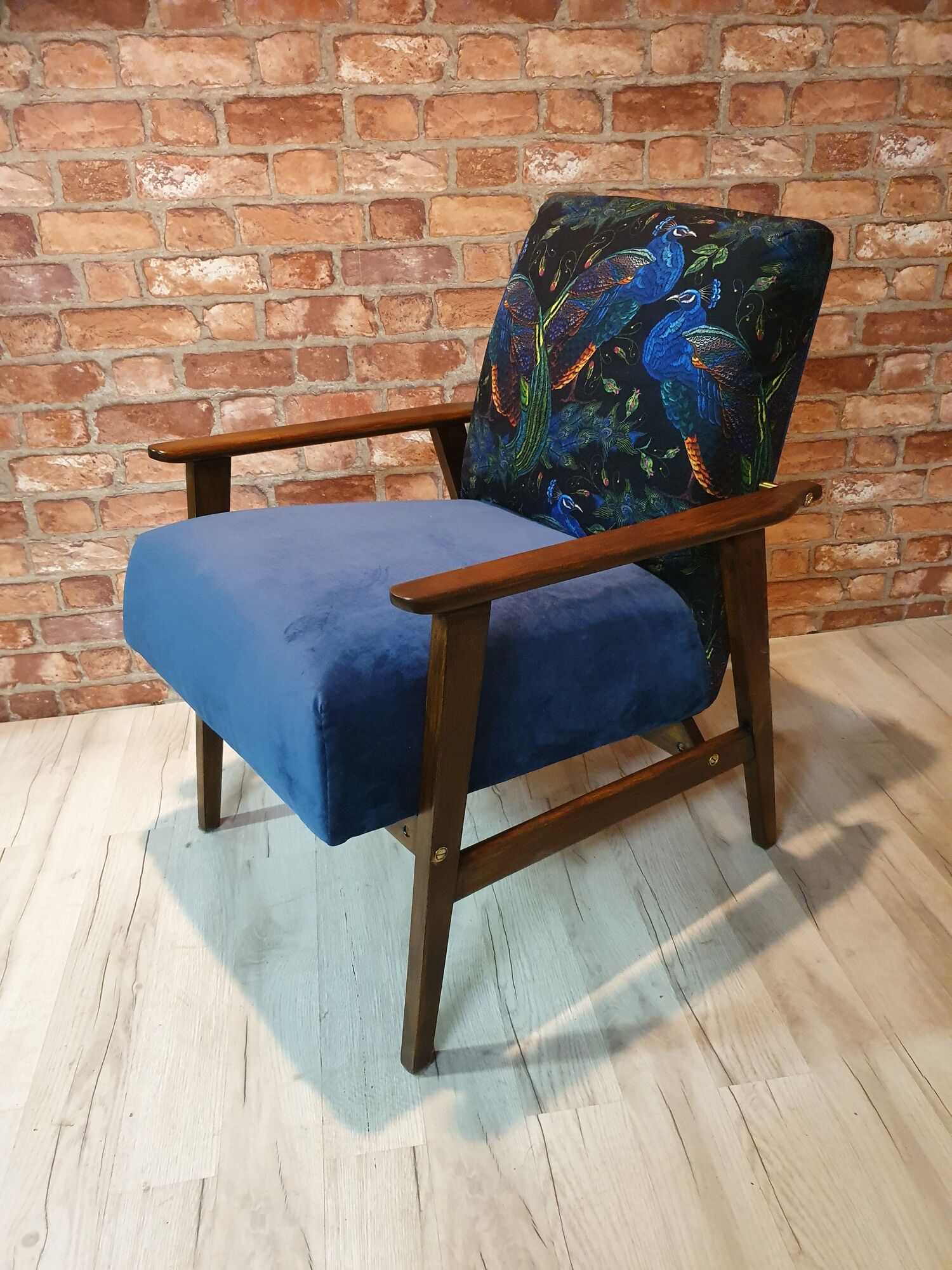 Renovated Śnieżka Starachoice armchair, 1970s, Poland