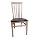 Chaise bistrot bois & simili cuir