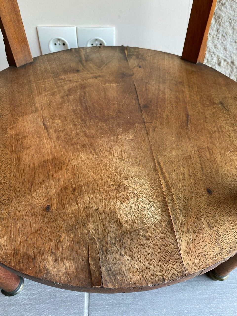 Louis XV-style hot water table in brace, early XX Century