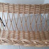Wicker side table