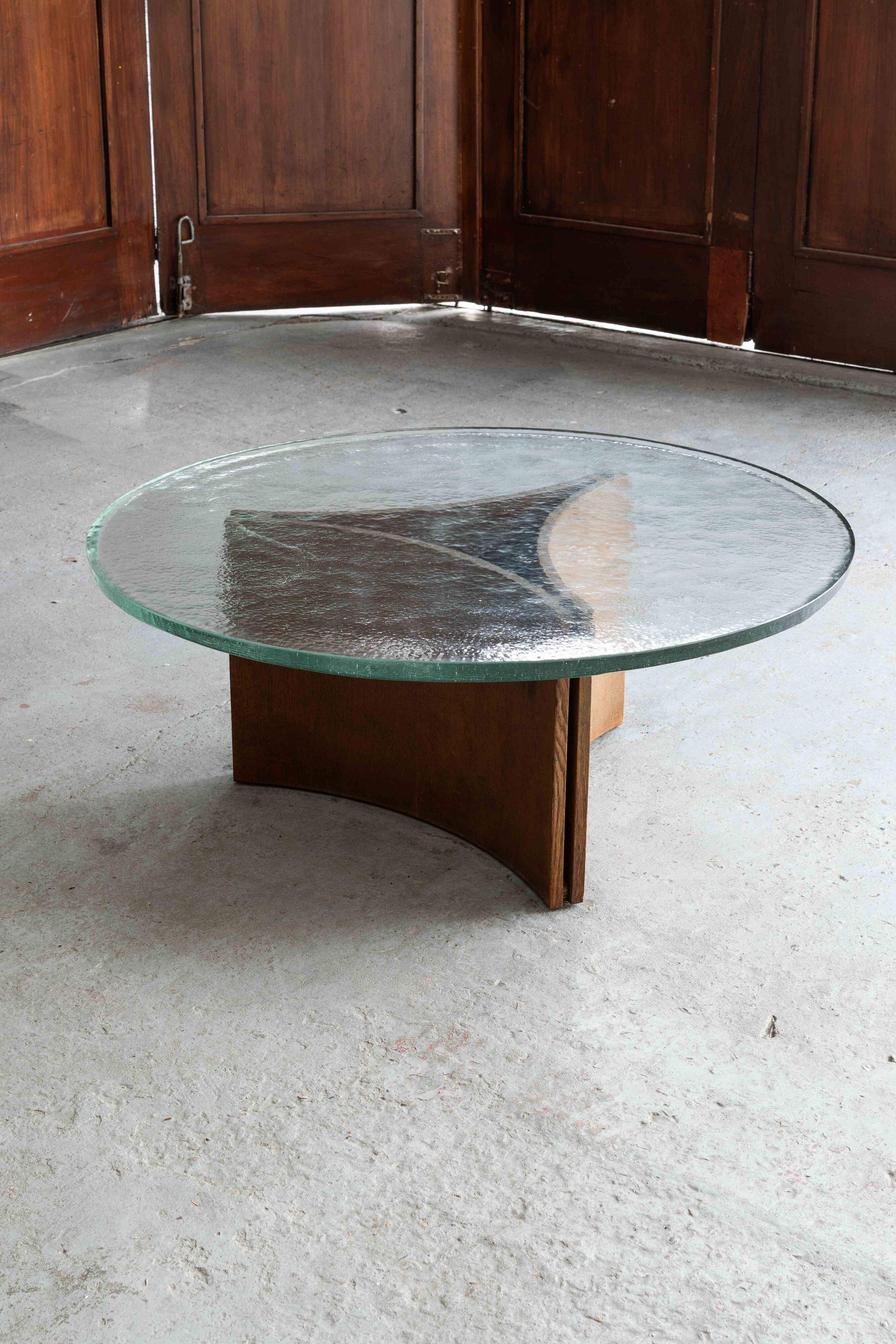 Brutalist coffee table, Germany, 1970's