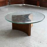 Brutalist coffee table, Germany, 1970's