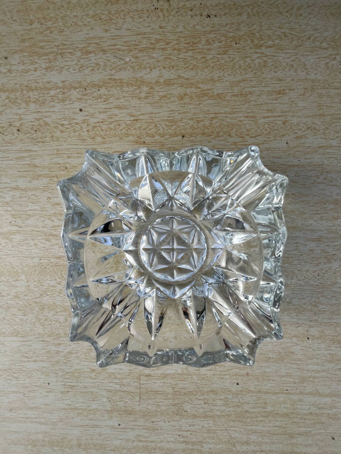 Crystal ashtray