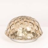 Wall/Ceiling Light in Smoked Glass, Sputnik, Germany