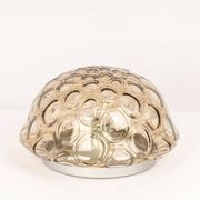Plafonnier Midcentury en Verre Fumé, Sputnik, Allemagne