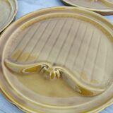 6 Gien ceramic flat plates