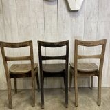 Series of 3 "taberna" chairs