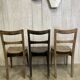 Series of 3 "taberna" chairs